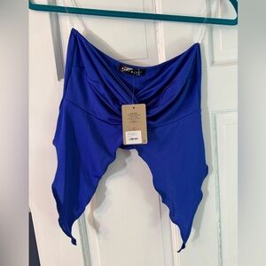 Royal blue straplesss going out top/ NEW